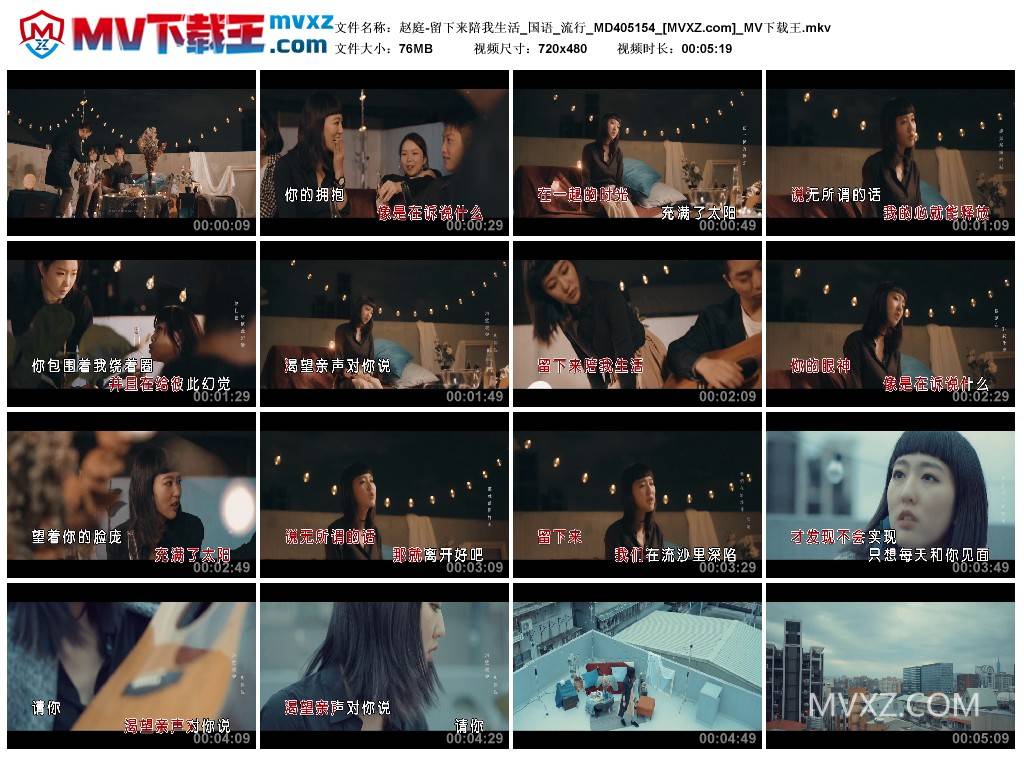赵庭-留下来陪我生活_国语_流行_MD405154